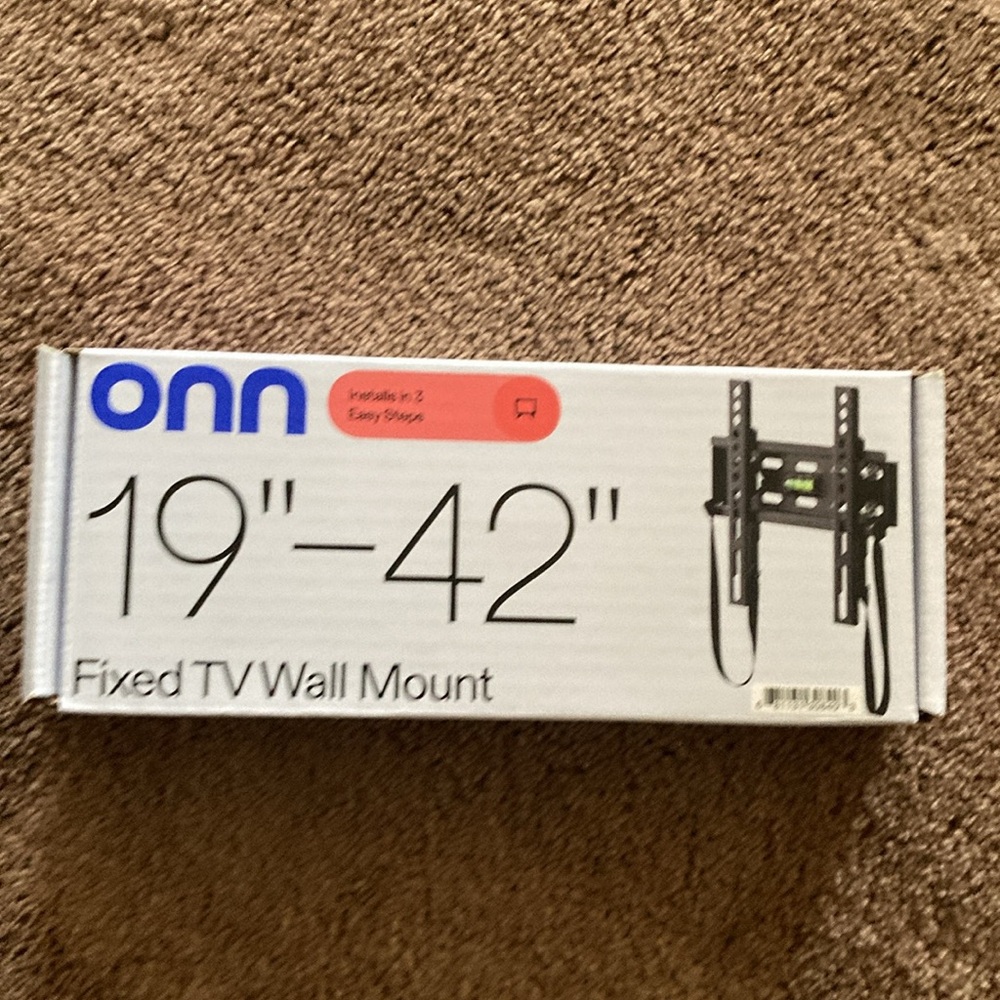onn Fixed TV Wall Mount brand new